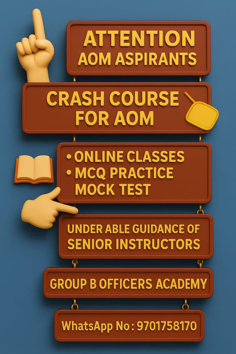 AOM Aspirants - Join Our Zoom Classes