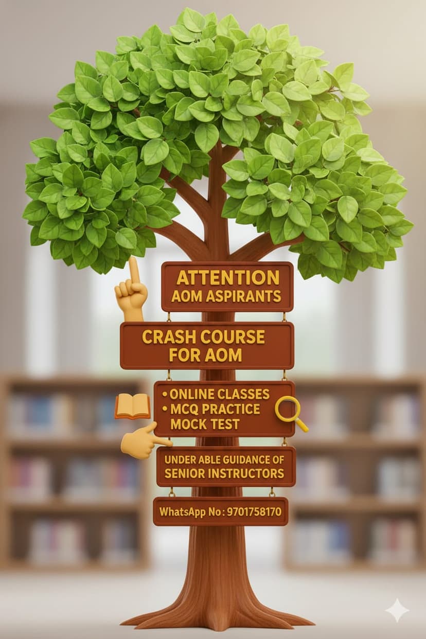 AOM Crash Course - Educational Journey